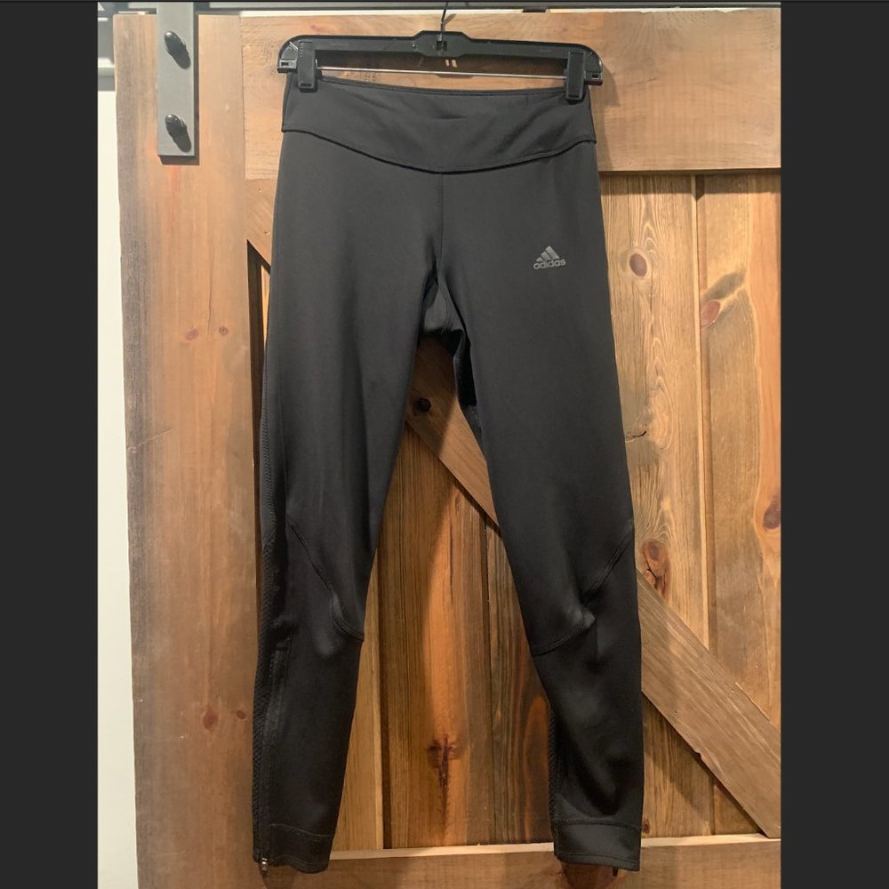 Adidas Black Running Leggings/Tights S